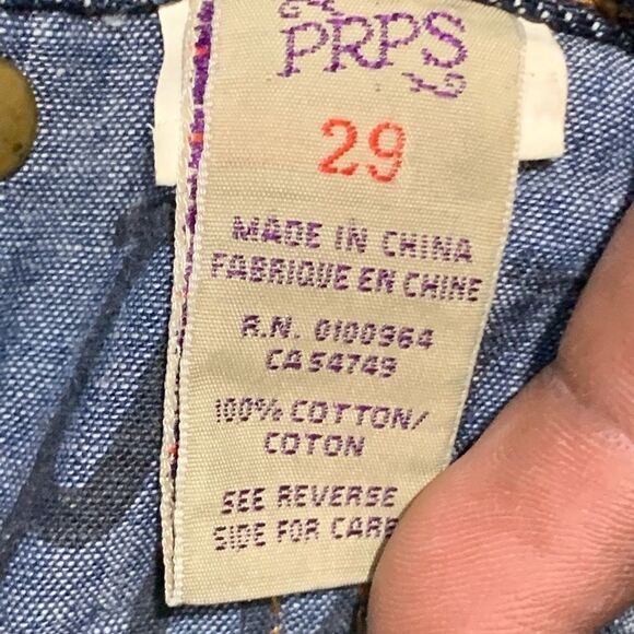 Prps Barracuda Denim Jeans sz 29 style E57P49x - Picture 12 of 13